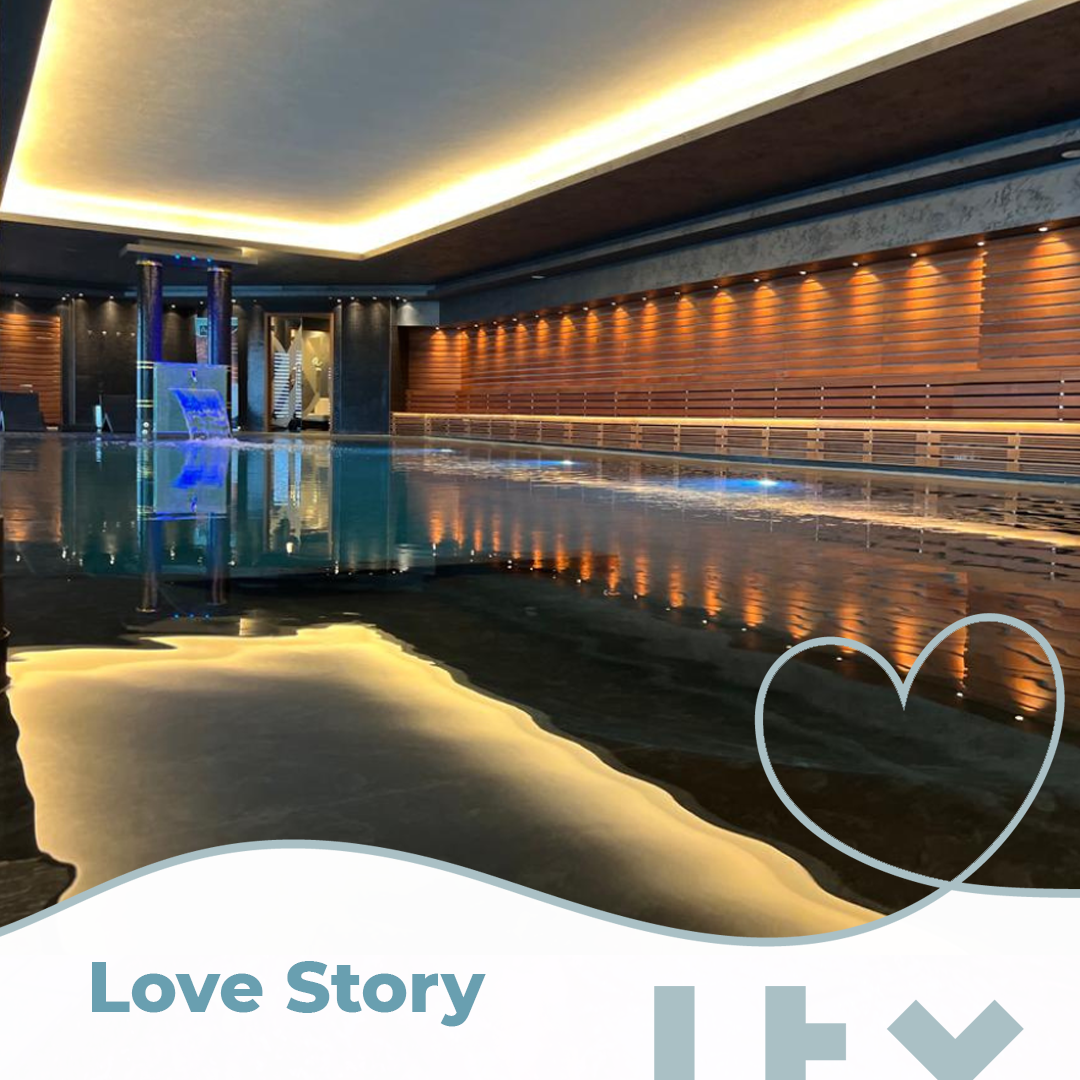 Love Story – Ingresso Spa Aqua Aura di coppia da 3 ore L'ingresso include:  Area Relax, Sauna Finlandese, Bagno turco, Sauna romana, Doccia di  reazione, Paradiso dell' acqua, area conviviale e vasca